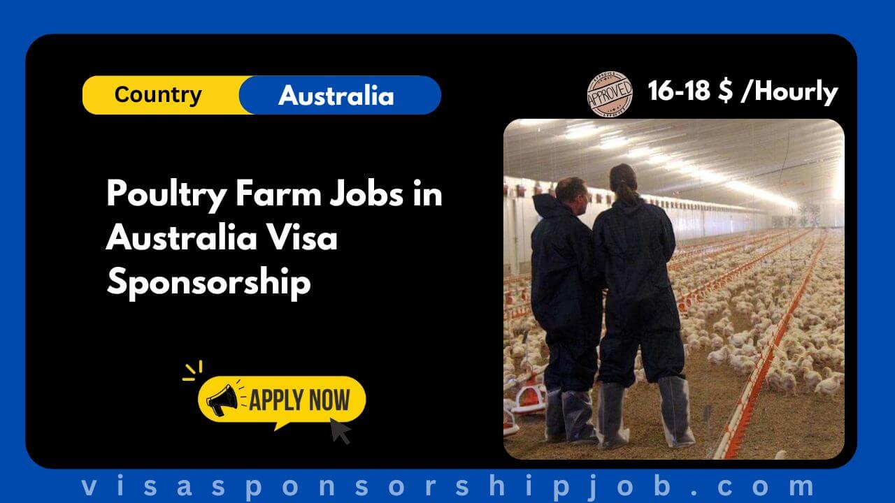 Poultry Farm Jobs In Australia Visa Sponsorship 2024