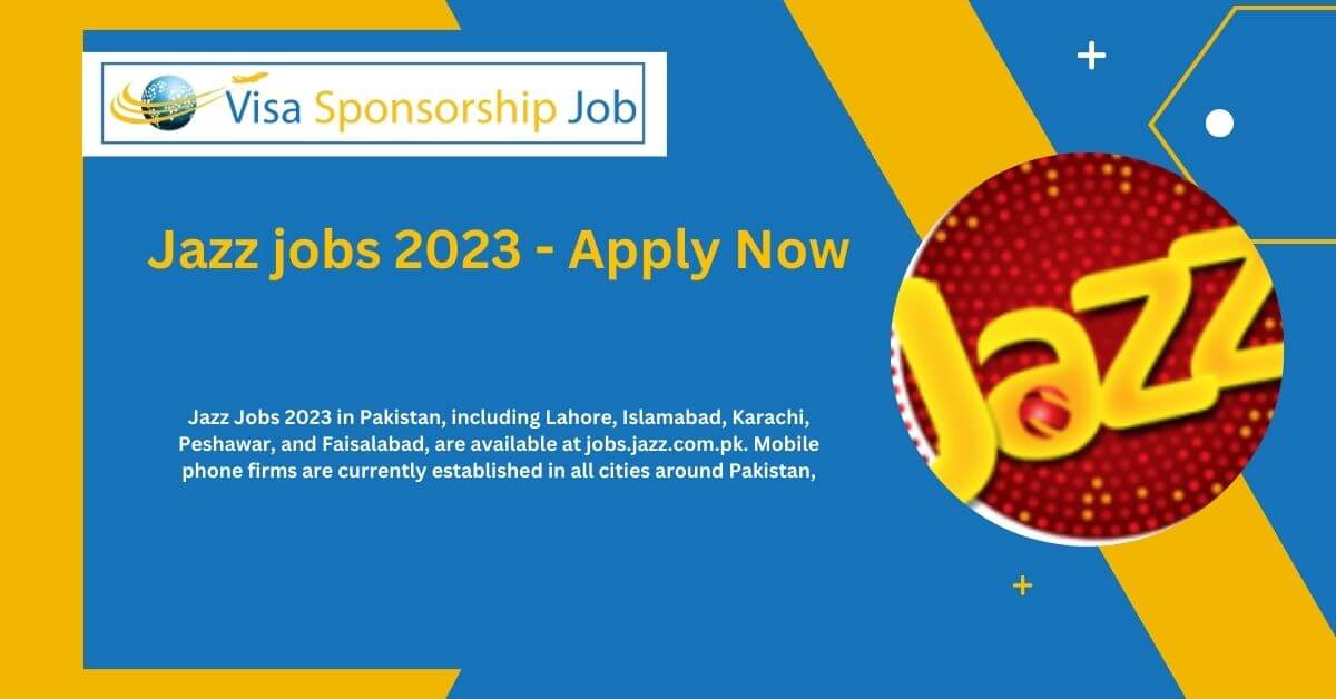 Jazz jobs 2023 Apply Now