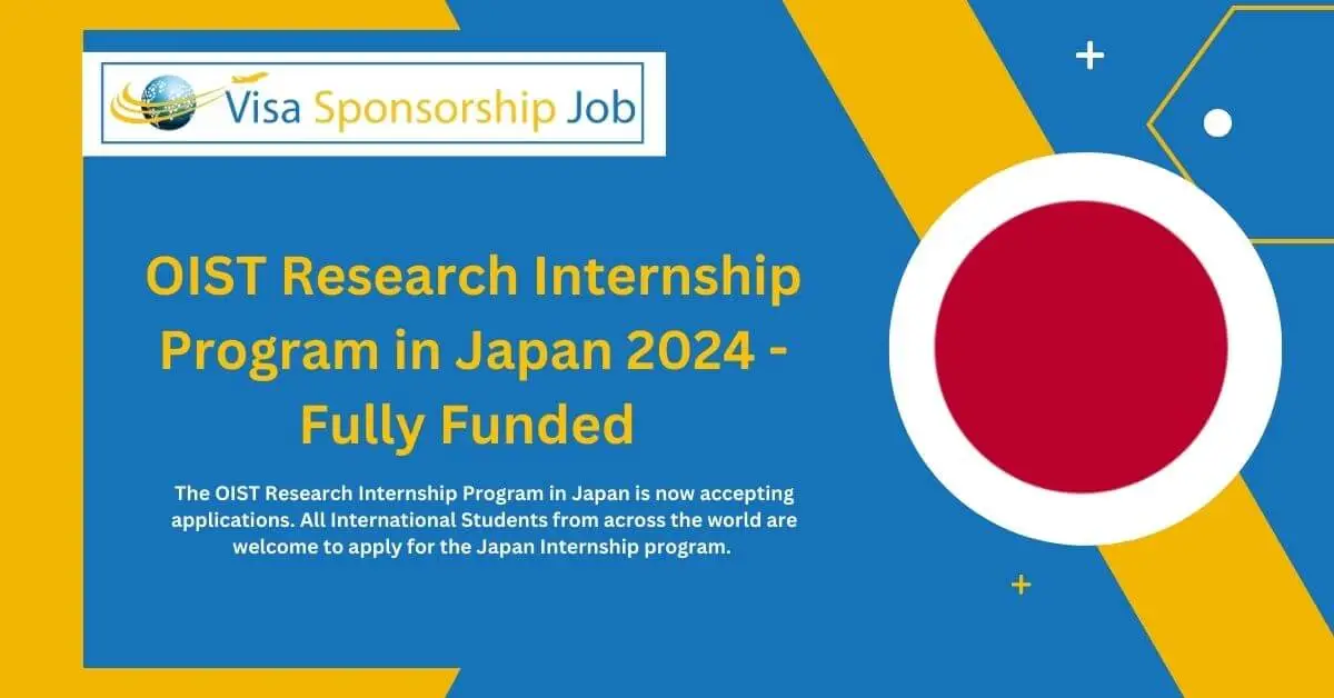 OIST Research Internship Program in Japan 2024 Fully Funded