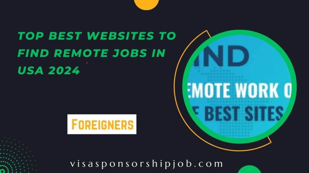 Top Best Websites to Find Remote Jobs In USA 2024