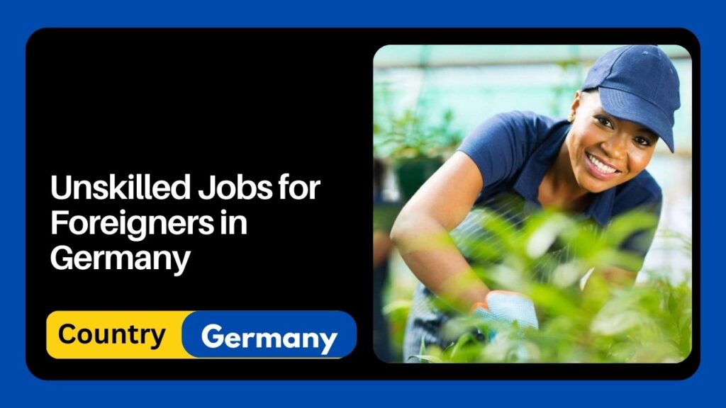 Untrained Jobs for Non-Germans in Germany