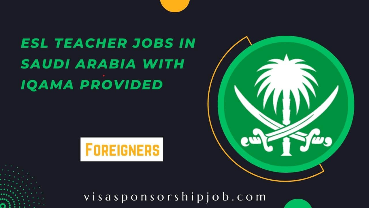 Foreigners Jobs VisaSponsorshipJob