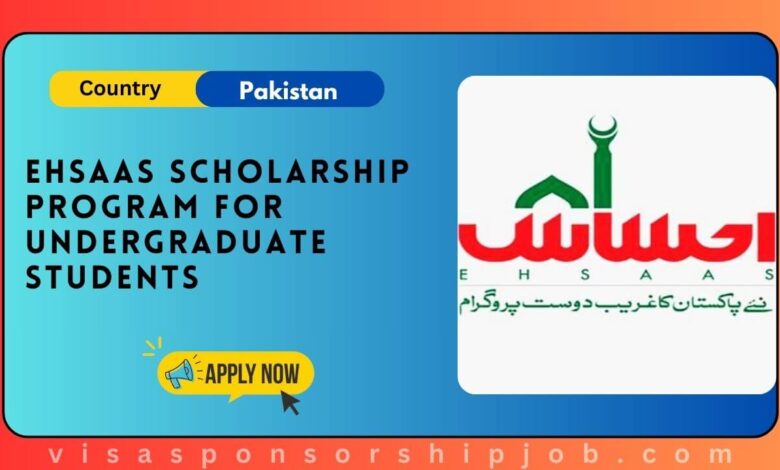 Ehsaas Scholarship Program for Undergraduate Students