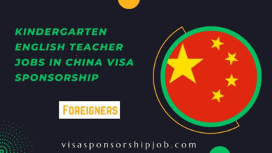 Kindergarten English Teacher Jobs in China Visa Sponsorship