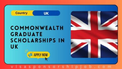 Commonwealth Graduate Scholarships in UK