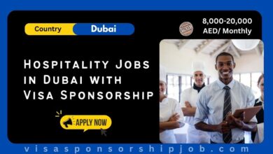 Hospitality Jobs in Dubai with Visa Sponsorship
