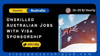 Unskilled Australian Jobs with Visa Sponsorship