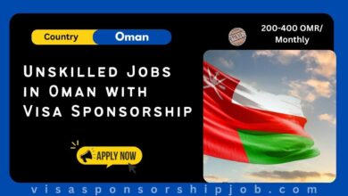 Unskilled Jobs in Oman with Visa Sponsorship