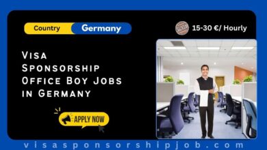 Visa Sponsorship Office Boy Jobs in Germany