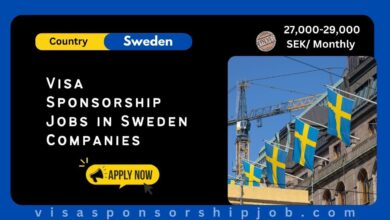 Visa Sponsorship Jobs in Sweden Companies