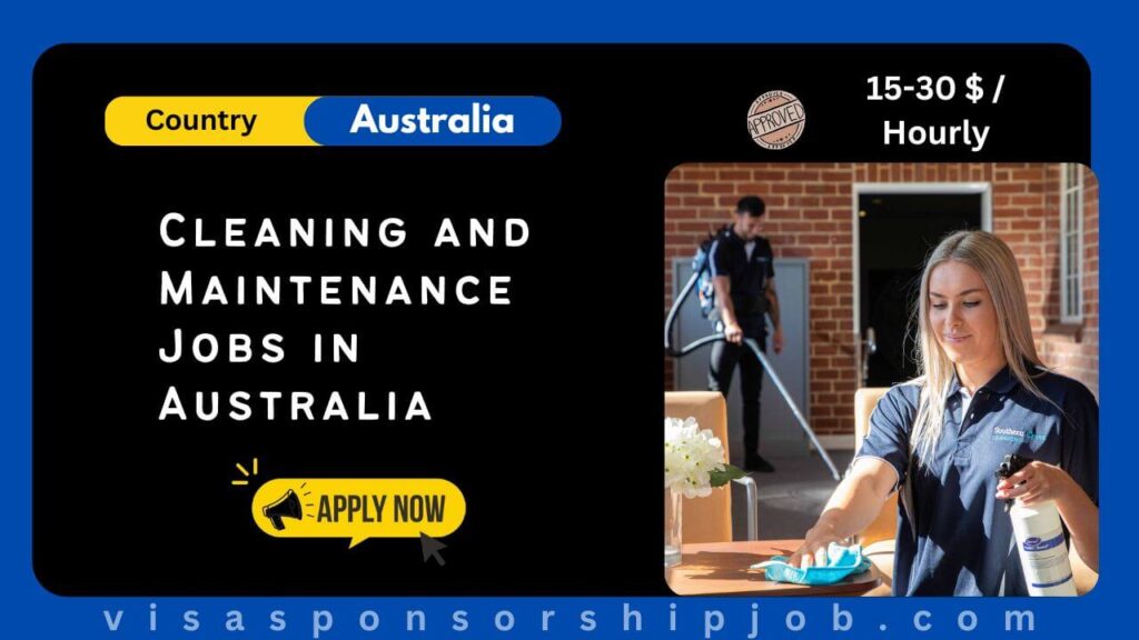 Cleaning and Maintenance Jobs in Australia
