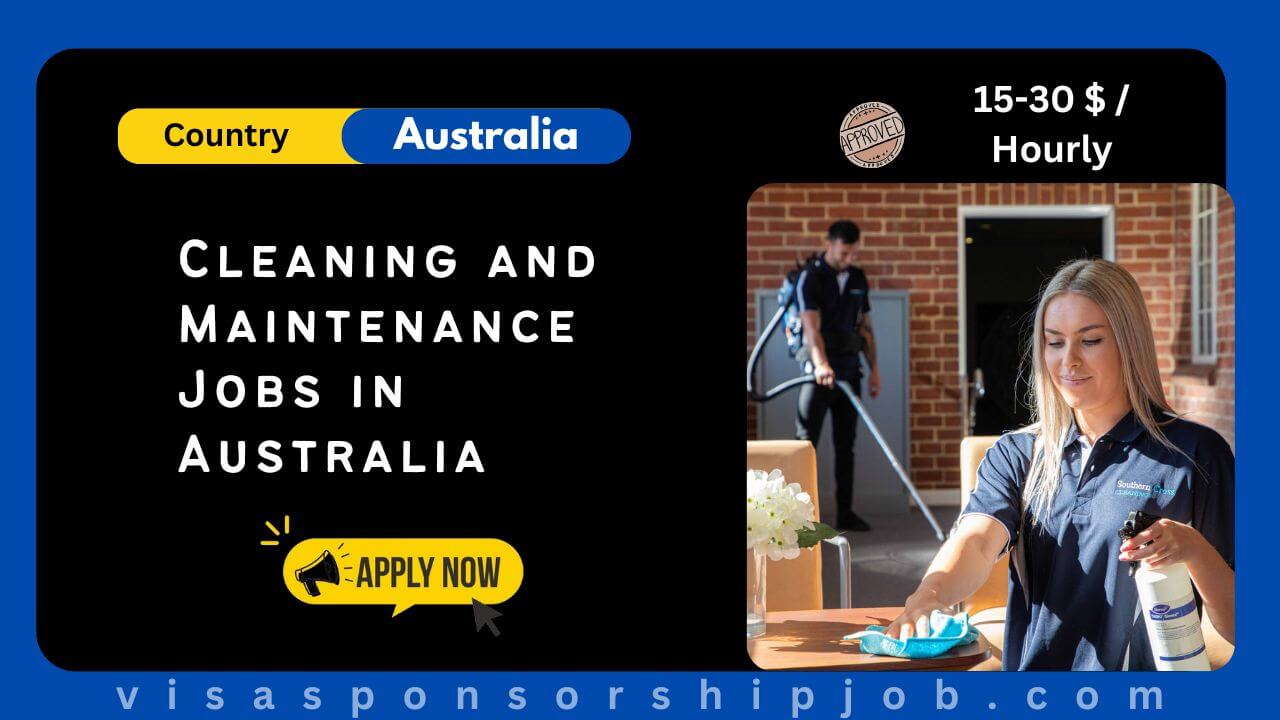 Cleaning and Maintenance Jobs in Australia