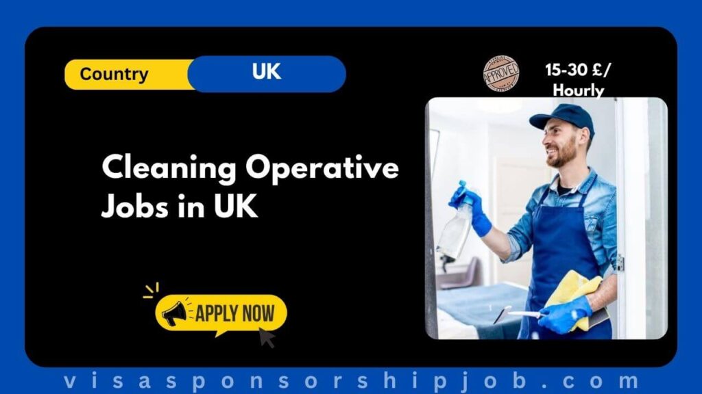 Cleaning Operative Jobs in UK
