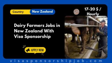 Dairy Farmers Jobs in New Zealand With Visa Sponsorship