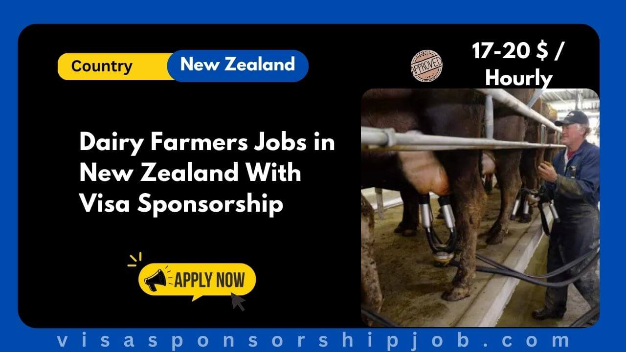 Dairy Farmers Jobs in New Zealand With Visa Sponsorship