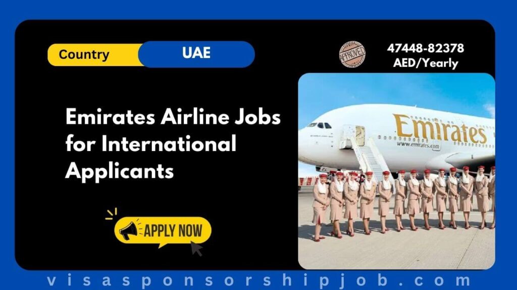 Emirates Airline Jobs for International Applicants