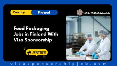 Food Packaging Jobs in Finland With Visa Sponsorship