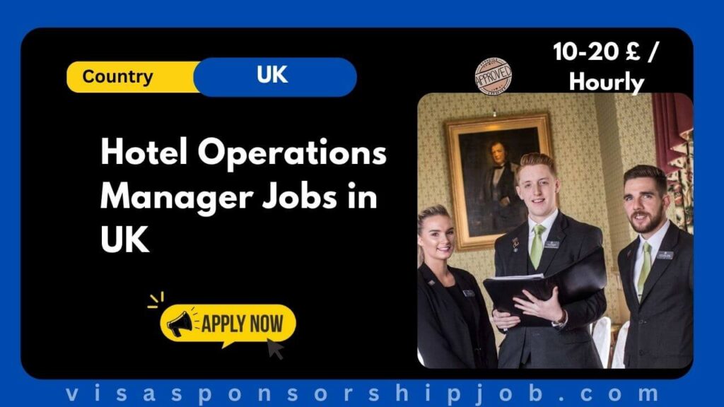 Hotel Operations Manager Jobs in UK