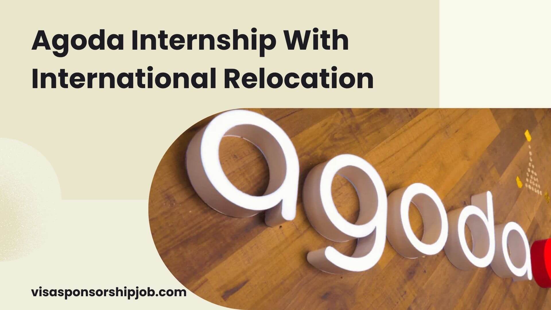 Agoda Internship With International Relocation