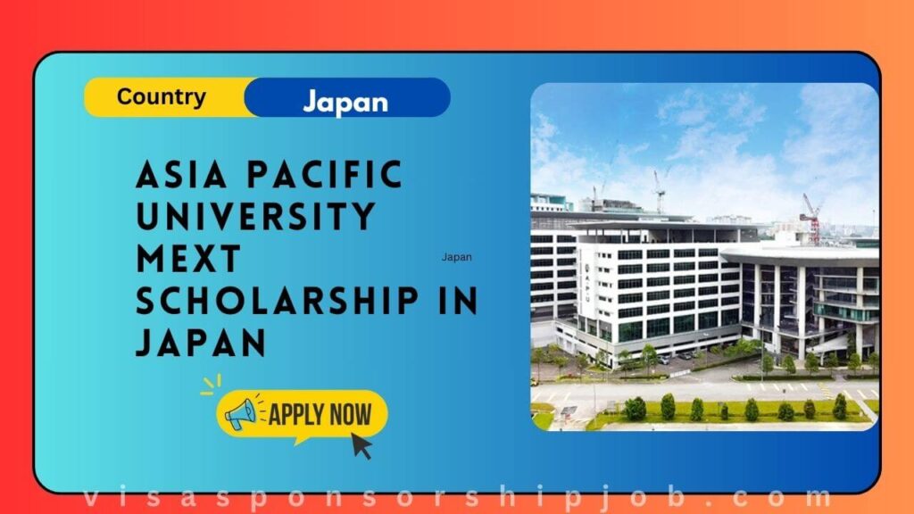 Asia Pacific University MEXT Scholarship in Japan