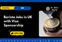 Barista Jobs in UK with Visa Sponsorship