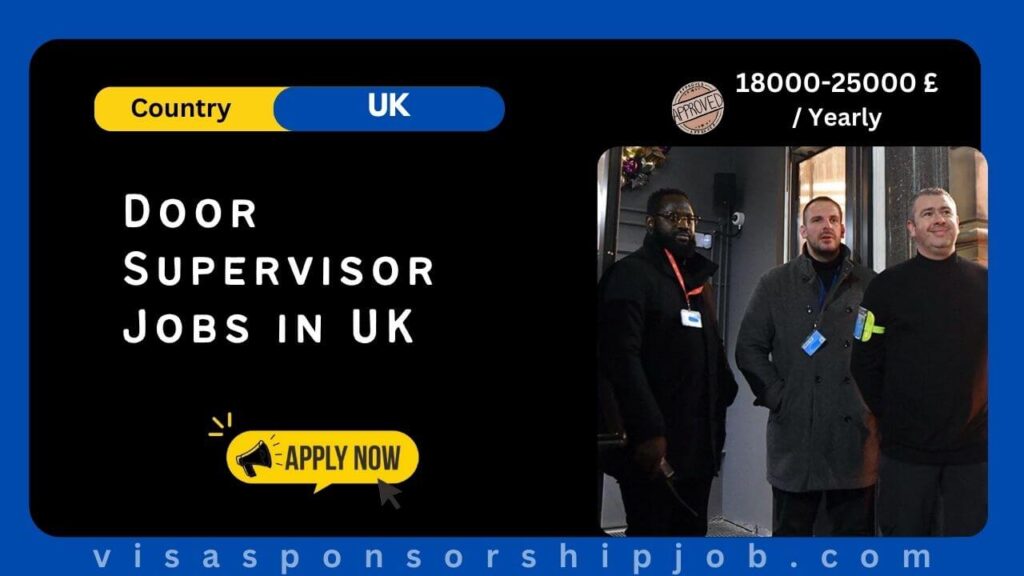 Door Supervisor Jobs in UK