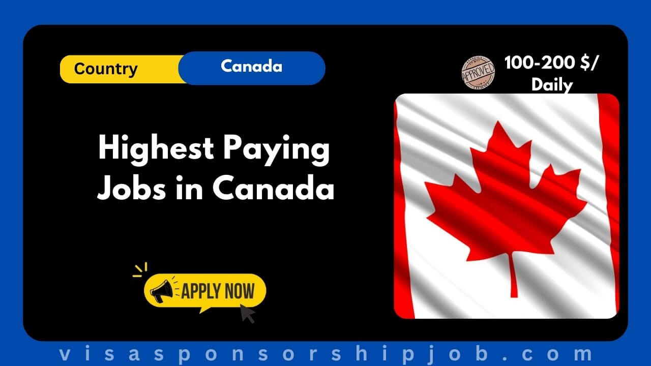 Highest Paying Jobs in Canada