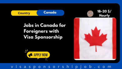 Jobs in Canada for Foreigners with Visa Sponsorship
