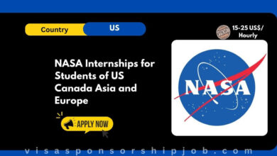 NASA Internships for Students of US Canada Asia and Europe