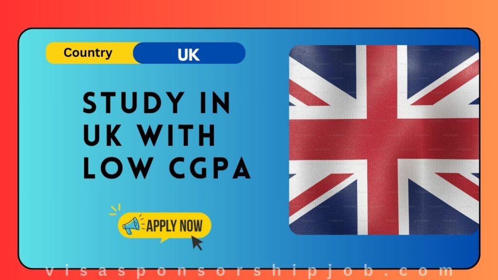 Study in UK With Low CGPA