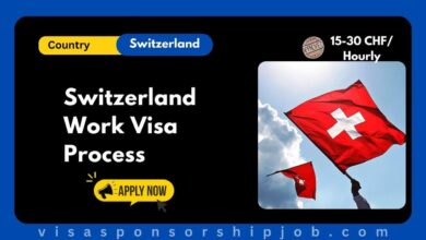 Switzerland Work Visa Process