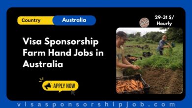 Visa Sponsorship Farm Hand Jobs in Australia