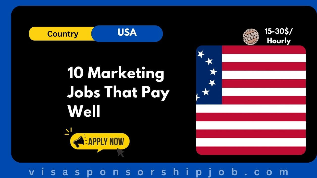 10 Marketing Jobs That Pay Well