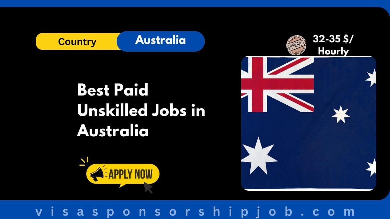 Best Paid Unskilled Jobs in Australia