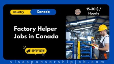 Factory Helper Jobs in Canada