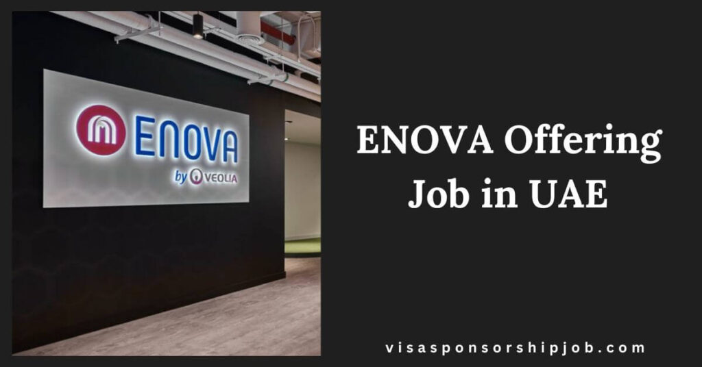ENOVA Offering Job in UAE