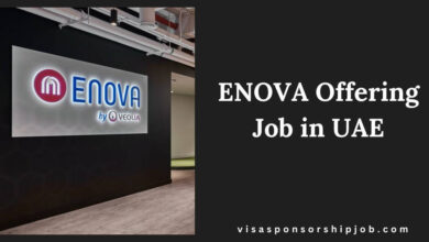 ENOVA Offering Job in UAE