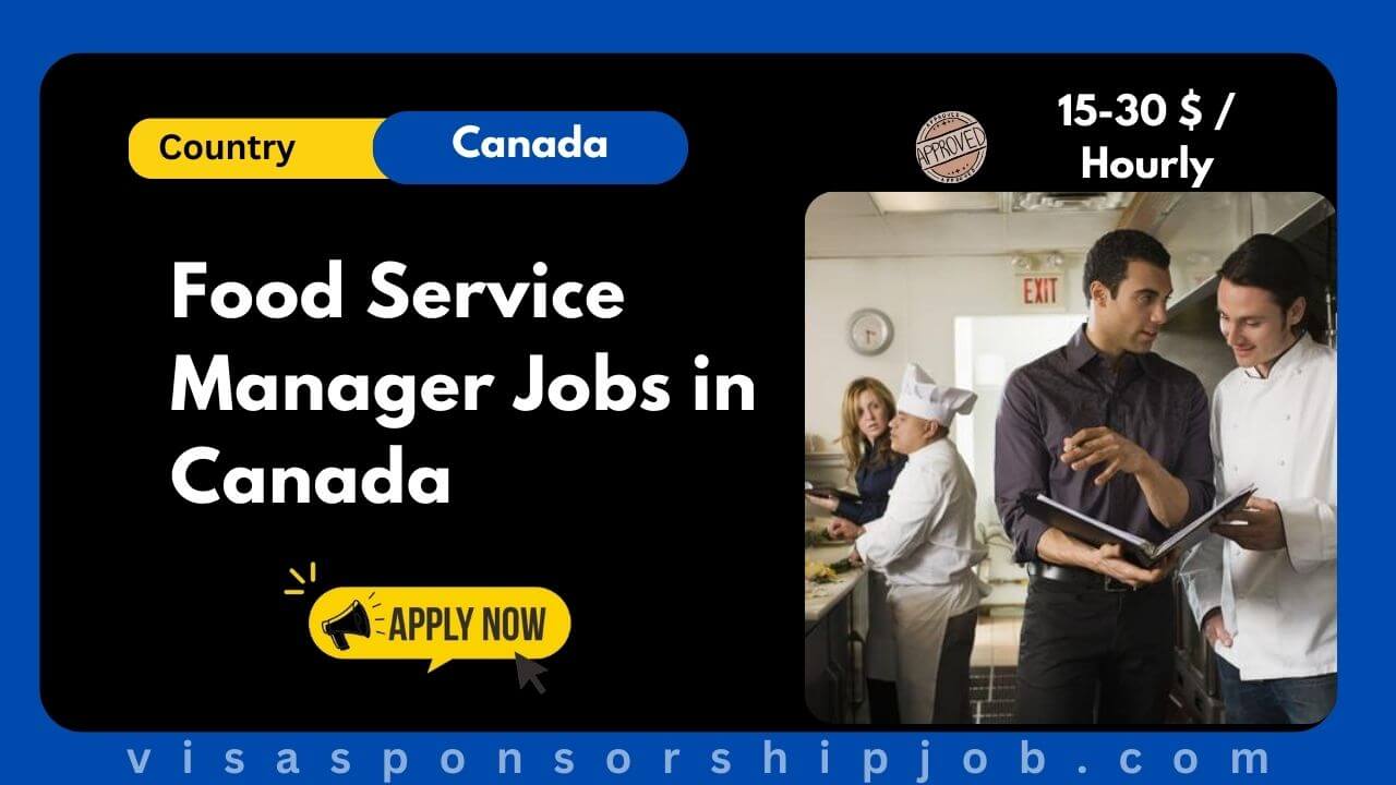 Food Service Manager Jobs in Canada