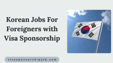 Korean Jobs For Foreigners with Visa Sponsorship