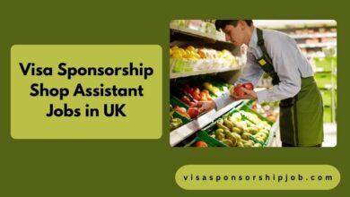 Visa Sponsorship Shop Assistant Jobs in UK