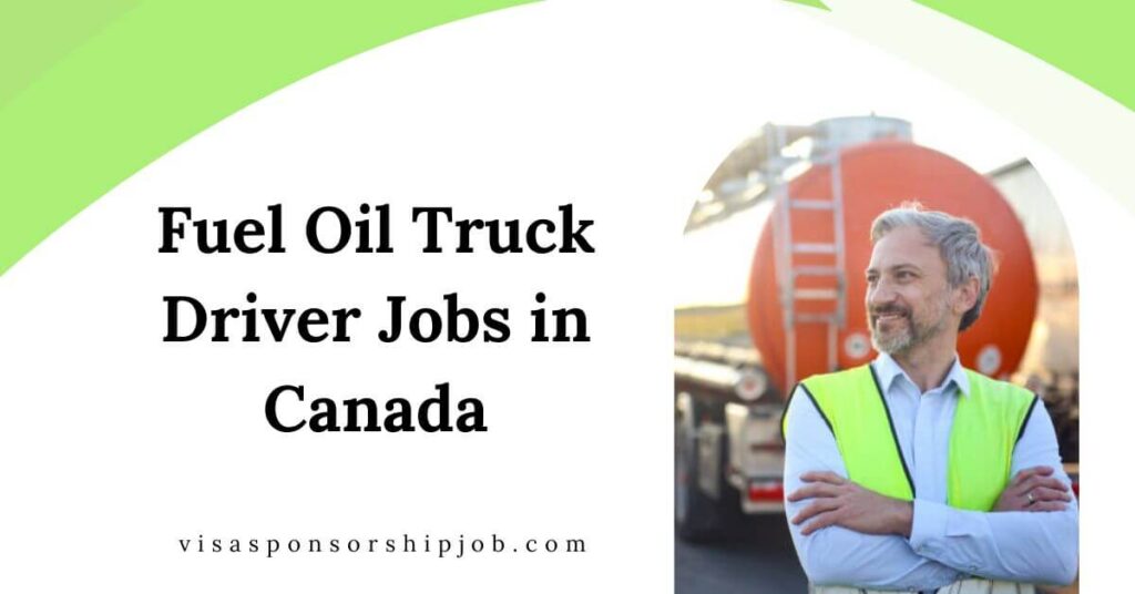 Fuel Oil Truck Driver Jobs in Canada