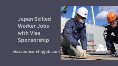 Japan Skilled Worker Jobs with Visa Sponsorship