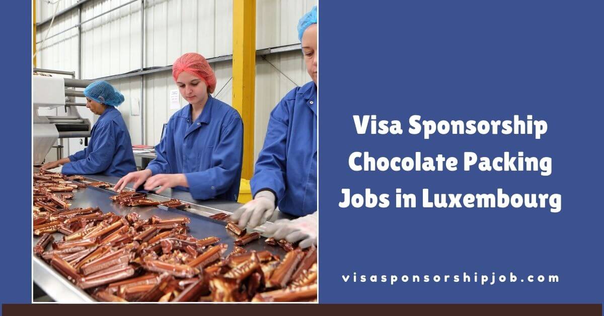 Visa Sponsorship Chocolate Packing Jobs in Luxembourg
