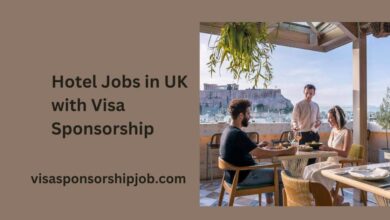 Hotel Jobs in UK with Visa Sponsorship