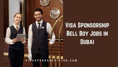 Visa Sponsorship Bell Boy Jobs in Dubai