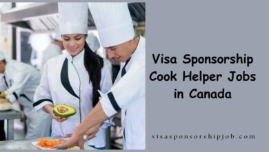Visa Sponsorship Cook Helper Jobs in Canada