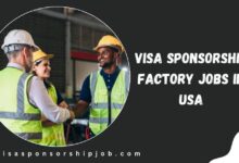 Visa Sponsorship Factory Jobs in USA