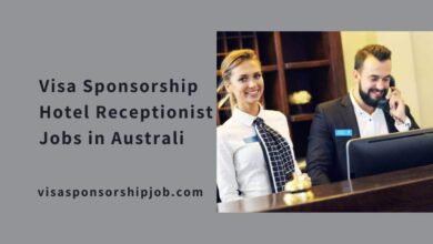 Visa Sponsorship Hotel Receptionist Jobs in Australia