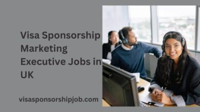 Visa Sponsorship Marketing Executive Jobs in UK