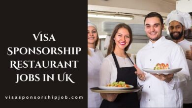 Visa Sponsorship Restaurant Jobs in UK
